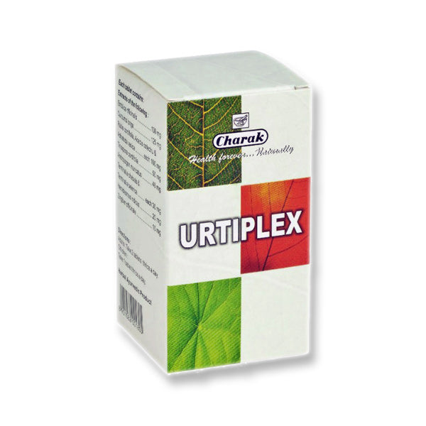 Charak Urtiplex 100tabs αντιαλλεργικό συμβάλλει σε παθήσεις που σχετίζονται με το δέρμα