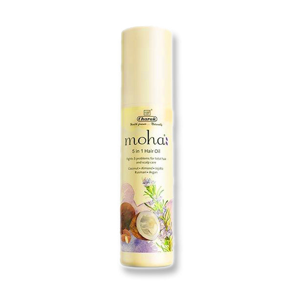 MOHA by Charak 5 in 1 Hair Oil 100ml 5 σε 1 Λάδι για τα μαλλιά