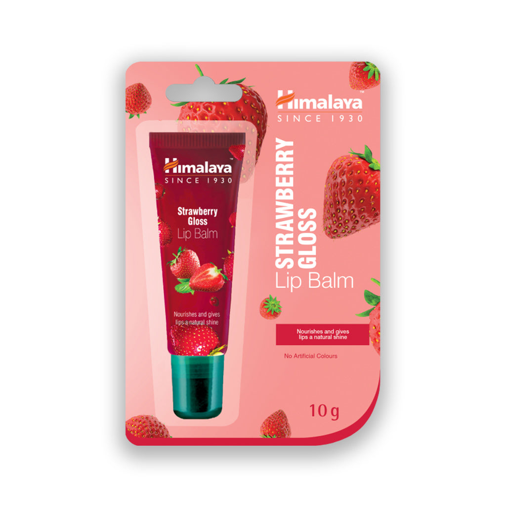Himalaya Strawberry gloss 10g Βάλσαμο για τα χείλη με άρωμα φράουλα