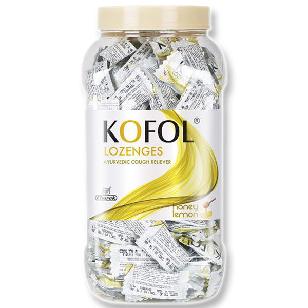 Charak Kofol Lozenges Honey & Lemon 200 lozenges Ανακούφιση του βήχα απο διάφορους παράγοντες