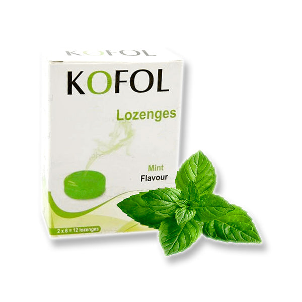 Charak Kofol Lozenges Mint 12 lozenges Ανακούφιση του βήχα απο διάφορους παράγοντες