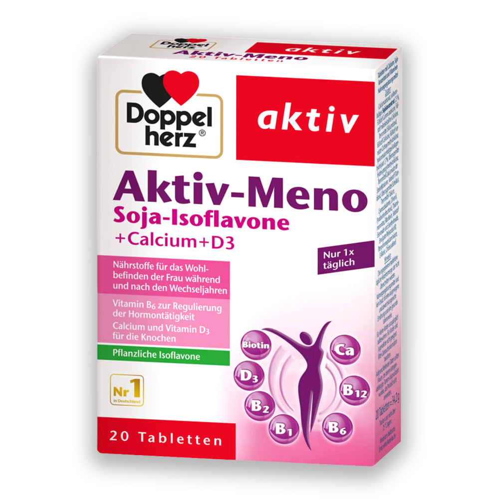 Doppelherz Aktiv-Meno +Calcium+D3+Hyaluronic acid 30tabs