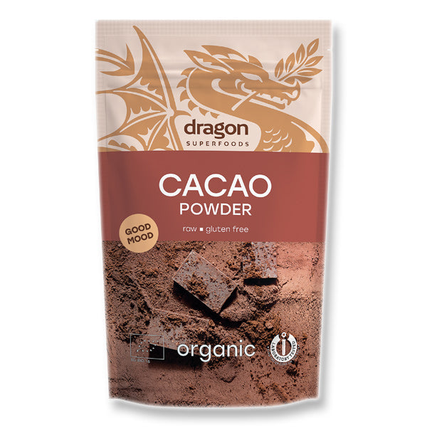 Dragon Raw Cacao Powder Bio Ακατέργαστο Κακάο σε σκόνη 200gr
