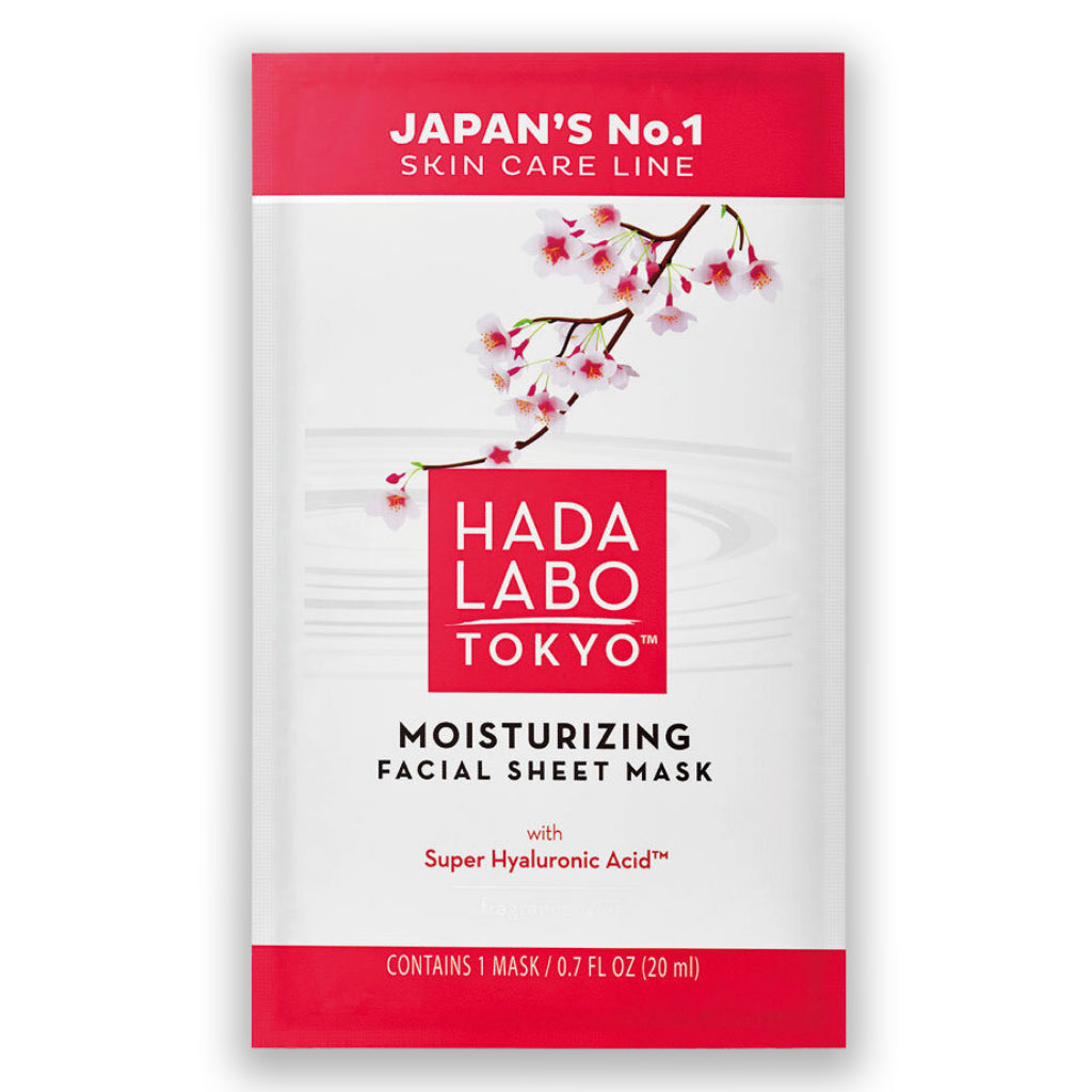 HADA LABO Moisturising Facial Sheet Mask Ενυδατική υφασμάτινη μάσκα προσώπου