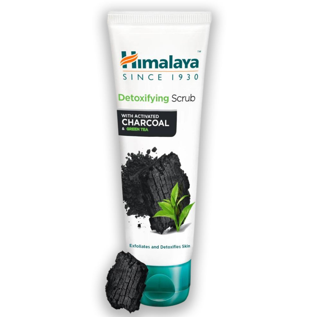 Himalaya Detoxifying Charcoal Face Scrub Απολεπιστικό προσώπου με ενεργό άνθρακα 75 ml