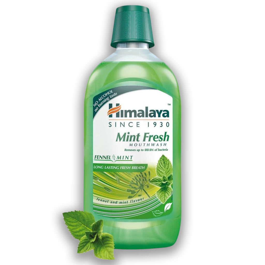 Himalaya Mint Fresh Mouthwash 450ml Στοματικό διάλυμα με δυόσμο 