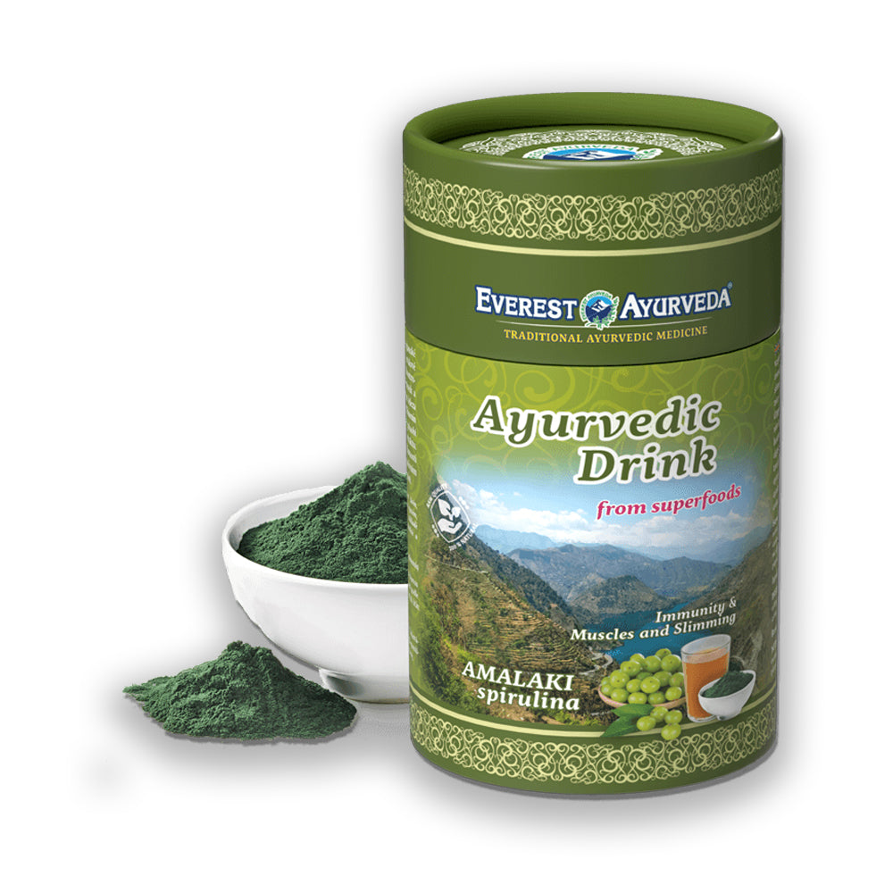 Everest Ayurveda AMALAKI SPIRULINA 100 gr. Ανοσοποιητικό, μύες και απώλεια βάρους