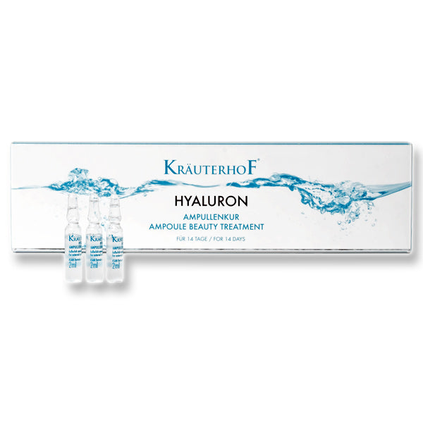 Kräuterhof Hyaluron+ Ampoule Beauty 14 days Treatment Υαλουρονικό οξύ+ 14ήμερη θεραπεία ομορφιάς 14x2ml