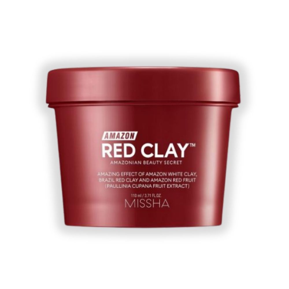 Missha Amazon Red Clay 110ml  Μάσκα καθαρισμού για μείωση του σμήγματος και ελαχιστοποίηση των πόρων με άργιλο