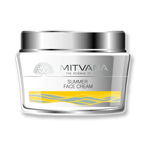 MITVANA Summer Face Cream. Καλοκαιρινή κρέμα προσώπου με neem και αγγούρι 50ml