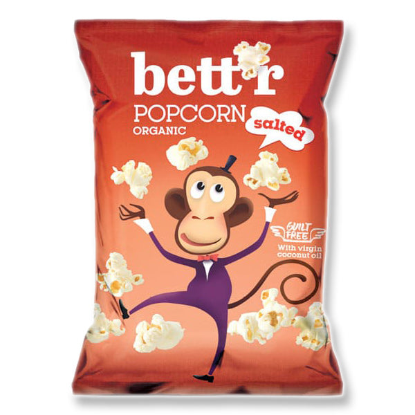Bettr Popcorn with Sea Salt BIO Ποπ κορν με θαλασσινό αλάτι 60gr