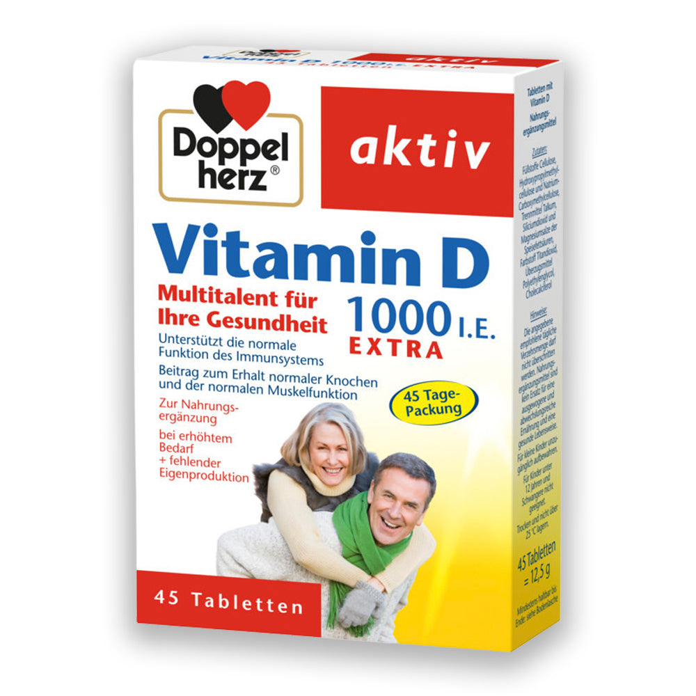 Doppelherz Aktiv Vitamin D 1000I.U. Βιταμίνη D 1000 I.U. 45tabs