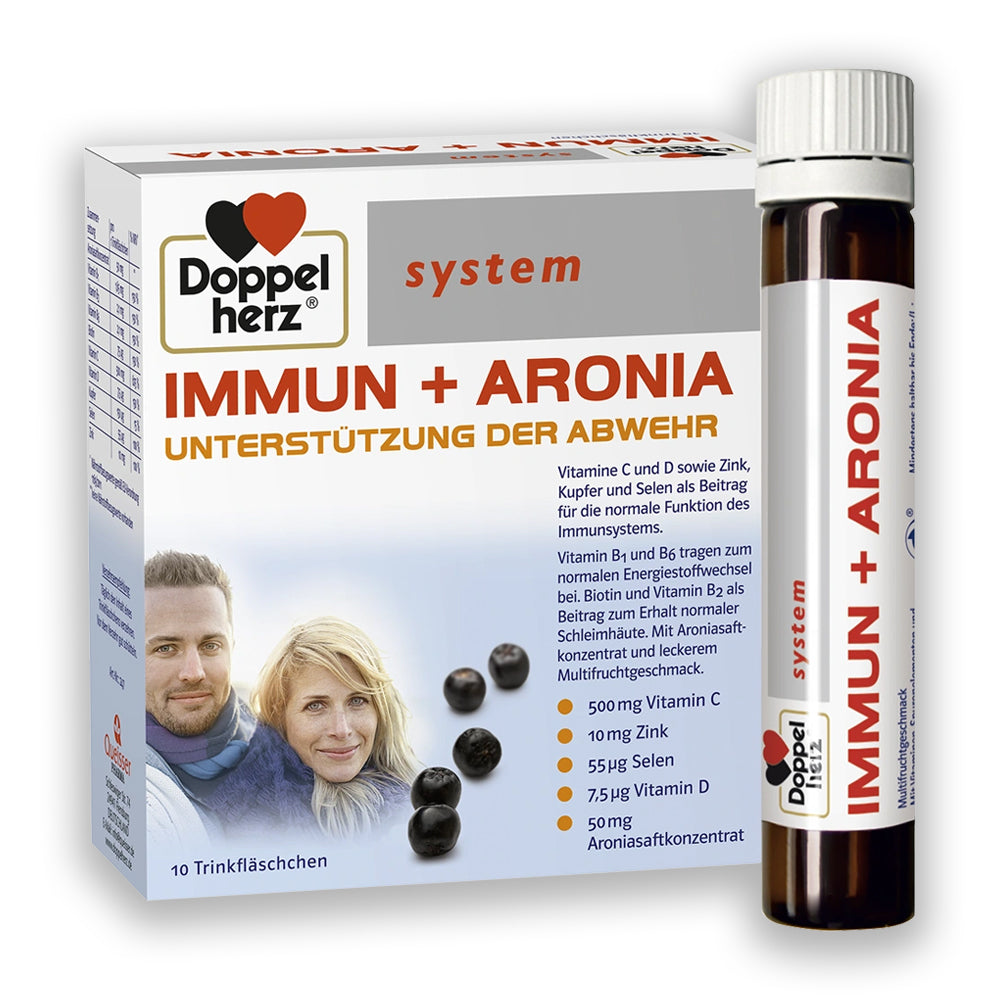 Doppelherz System Immun+Aronia Ανοσολογία + Αρονία. 10 single doses