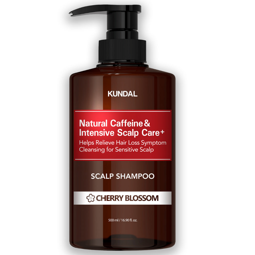 KUNDAL Caffeine Scalp Shampoo Σαμπουάν κατά της τριχόπτωσης που φροντίζει το τριχωτό της κεφαλής 500ml