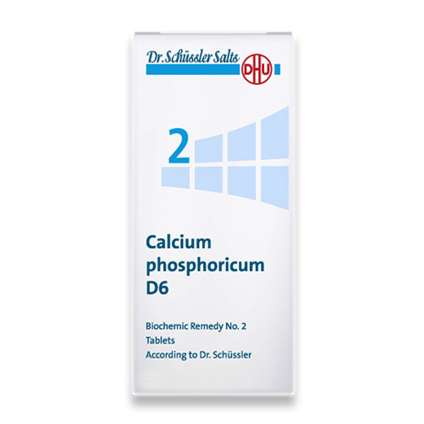 Dr. Schüssler Salt No. 2: Calcium phosphoricum D6 80tabs Το άλας της ανάπτυξης, των υγιών οστών και δοντιών