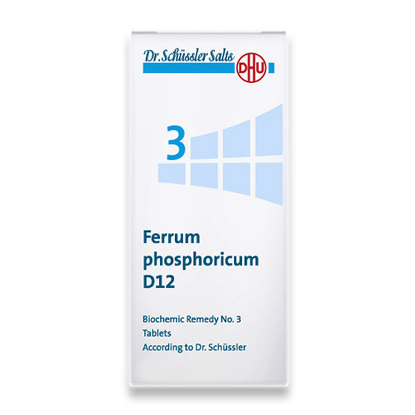 Dr. Schüssler Salt No. 3: Ferrum phosphoricum D12 80tabs Το άλας της πρώτης βοηθείας του ανοσοποιητικού συστήματος
