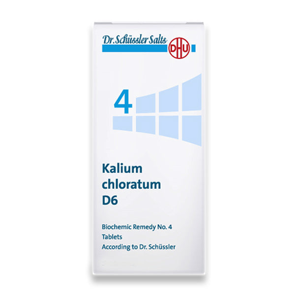 Dr. Schüssler Salt No. 4: Kalium chloratum D6 80tabs Το άλας των βλεννογόνων
