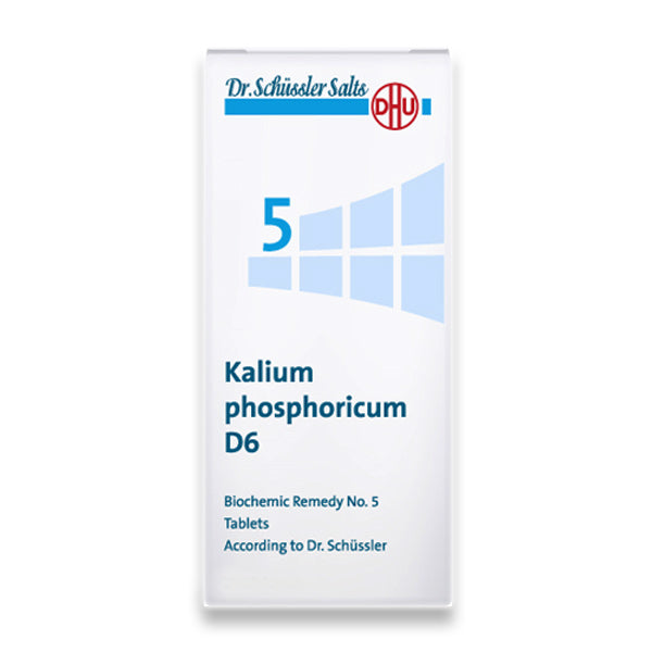 Dr. Schüssler Salt No. 5: Kalium phosphoricum D6 80tabs Το άλας του νευρικού συστήματος και της ψυχολογίας